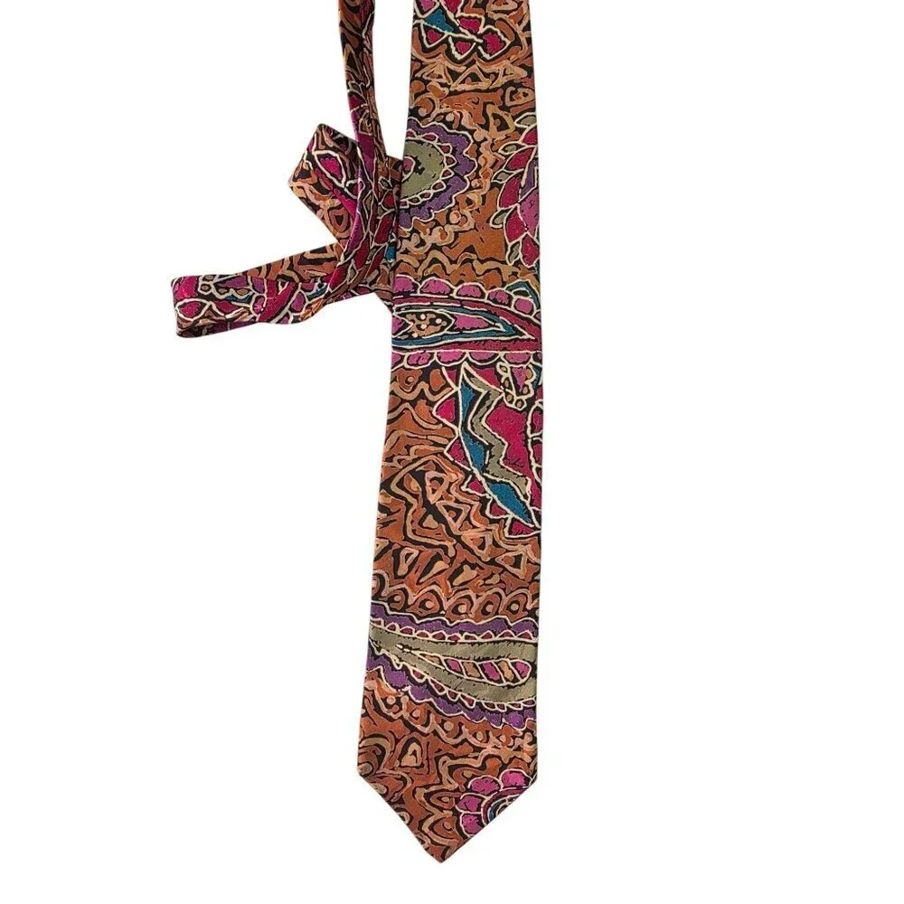 J Blades 90s Handmade 100% Silk Tie 3.75
